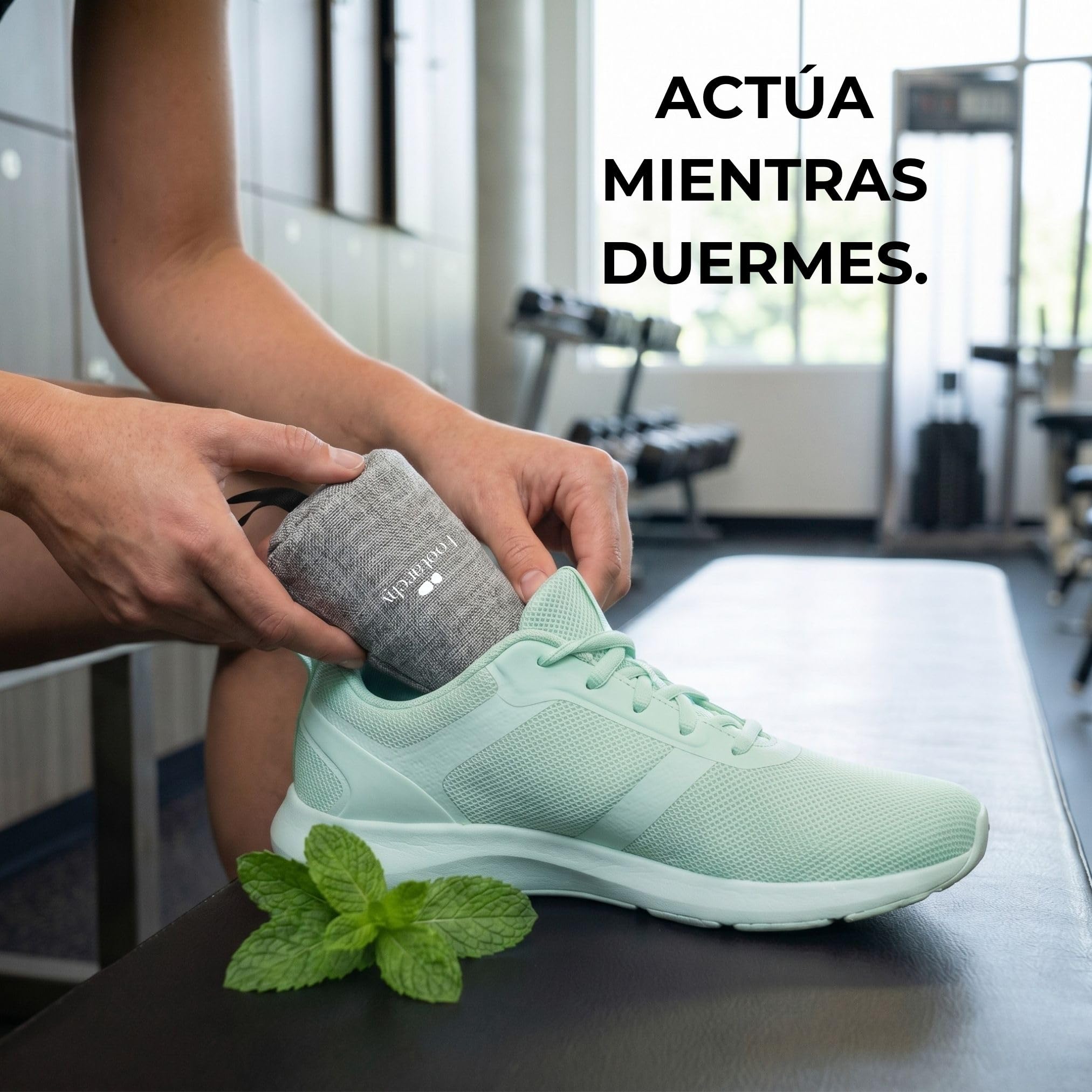 Absorbe Olores para Zapatos Menta (4x80g) – Saquitos de Carbón Activado Reutilizables 12 Meses – Antihumedad Zapatillas y Calzado Deportivo