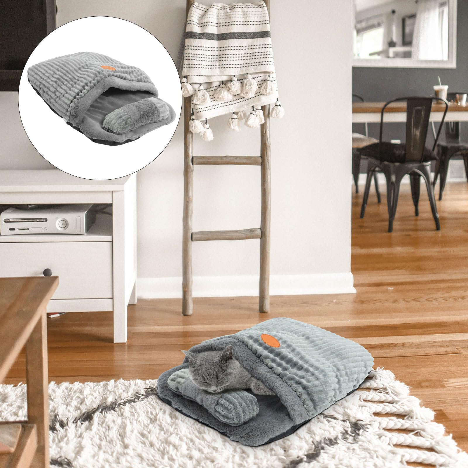 Nid Coton et Couchage pour Chat Paquet en Chaud