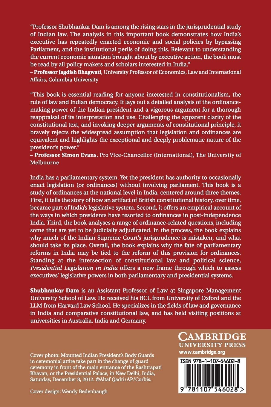 Presidential Legislation in India: The Law and Practice of Ordinances