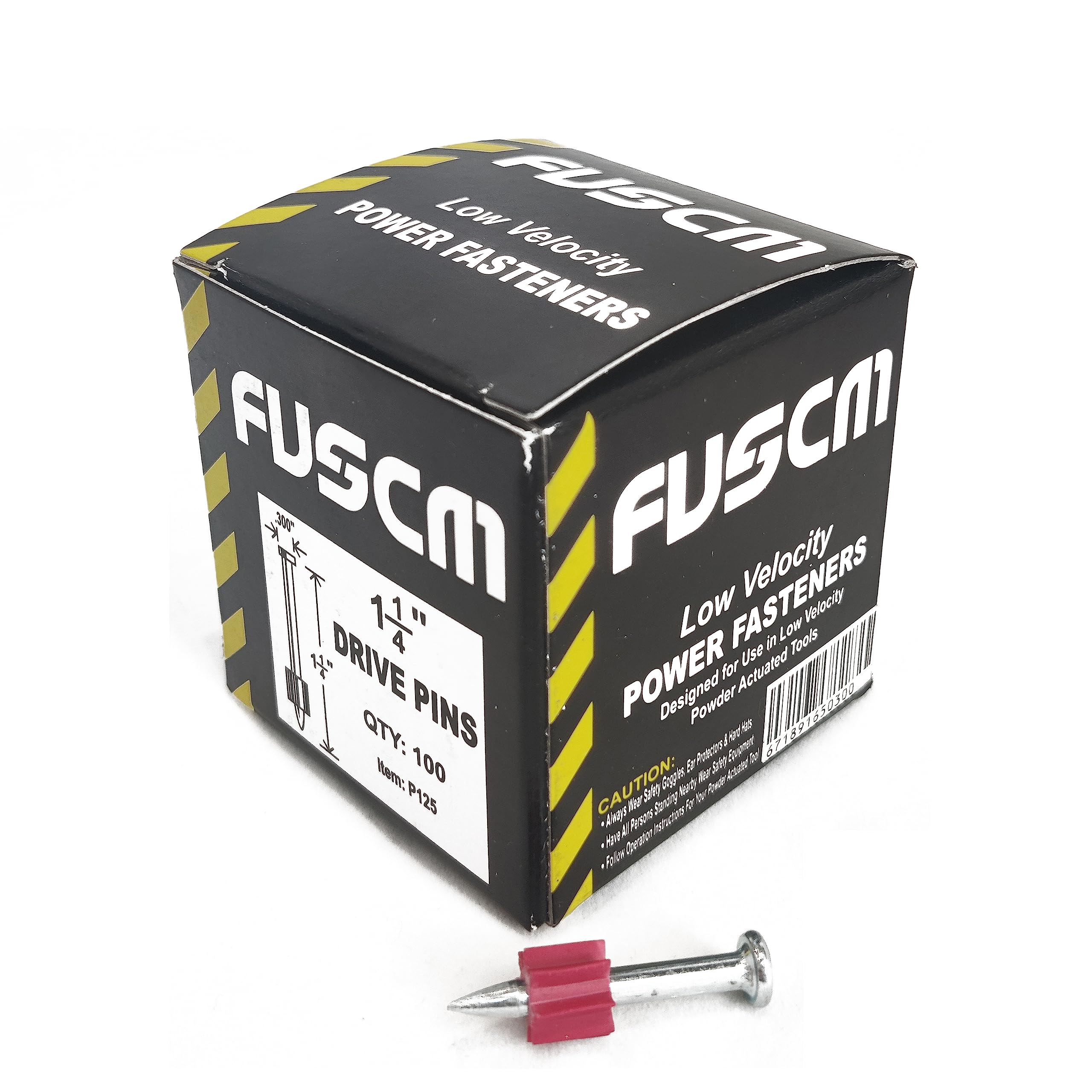 Powder Actuated Fasteners - 100pcs, .300 Head -1