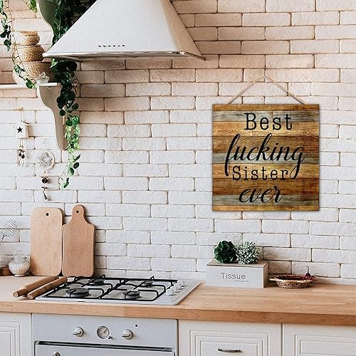 Vista 29 de Durx-litecrete ra de Campo para parejas, con tema de Aniversario con Texto en I Fucking Love You Love, arte para colgar en la pared, placa