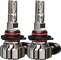 Vista 9 de NINEO Bombillas antiniebla E2P Series 9005, luz antiniebla blanca de xenón de 6500 K, paquete de 2