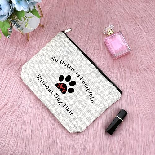 Miniatura 3 de Sfodiary Bolsa de maquillaje para amantes de los perros, regalo con temática de perro, regalo para mamá, regalo para dueños de perros, regalo