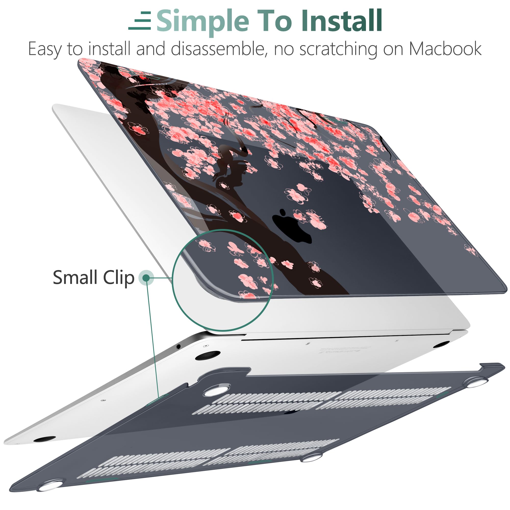 Capa Protetora Para MacBook Air 13" Modelos 2018-2021 | Kit Completo Com Protetor De Tela