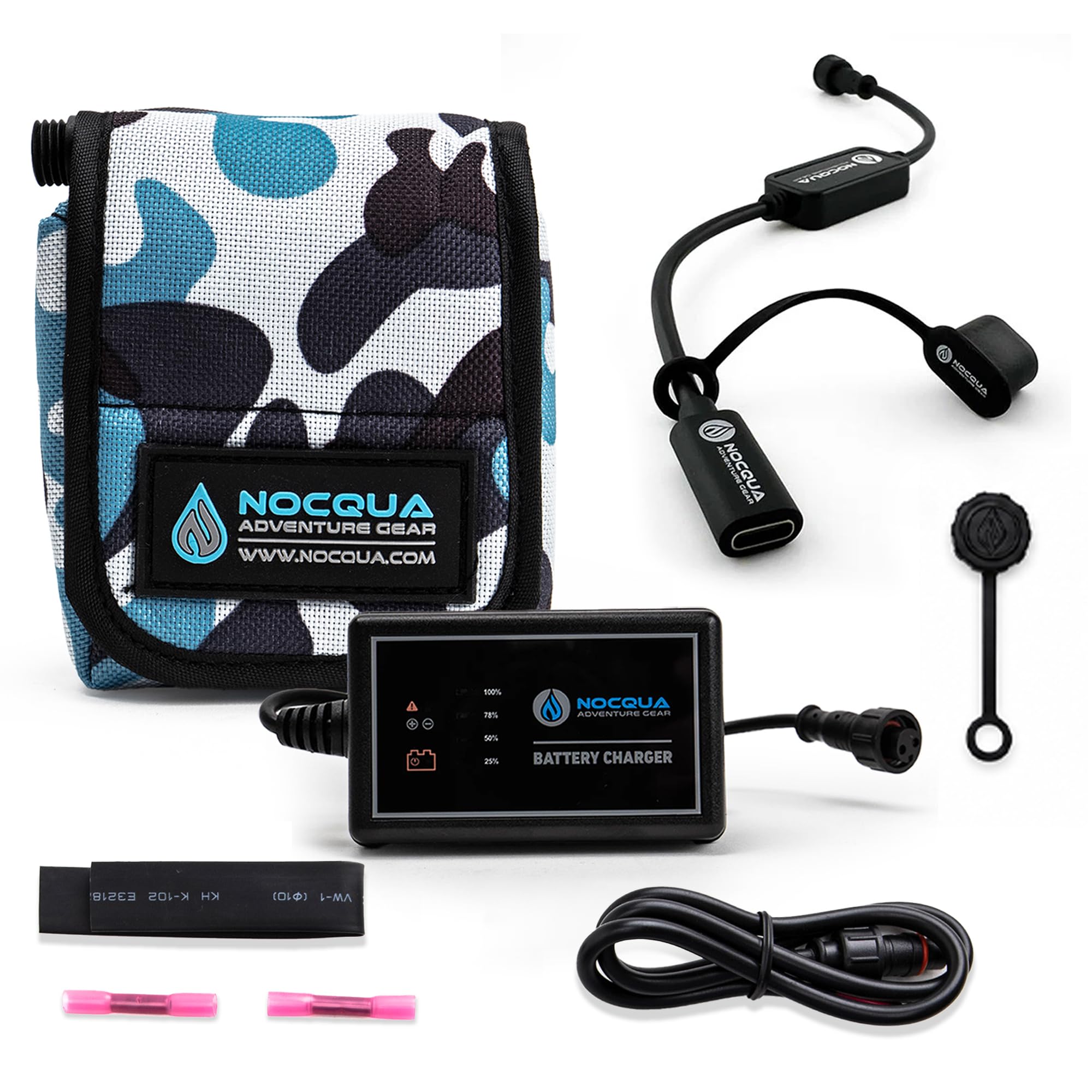 Nocqua Pro Power 12 Volt Lithium Battery & Charger Kit