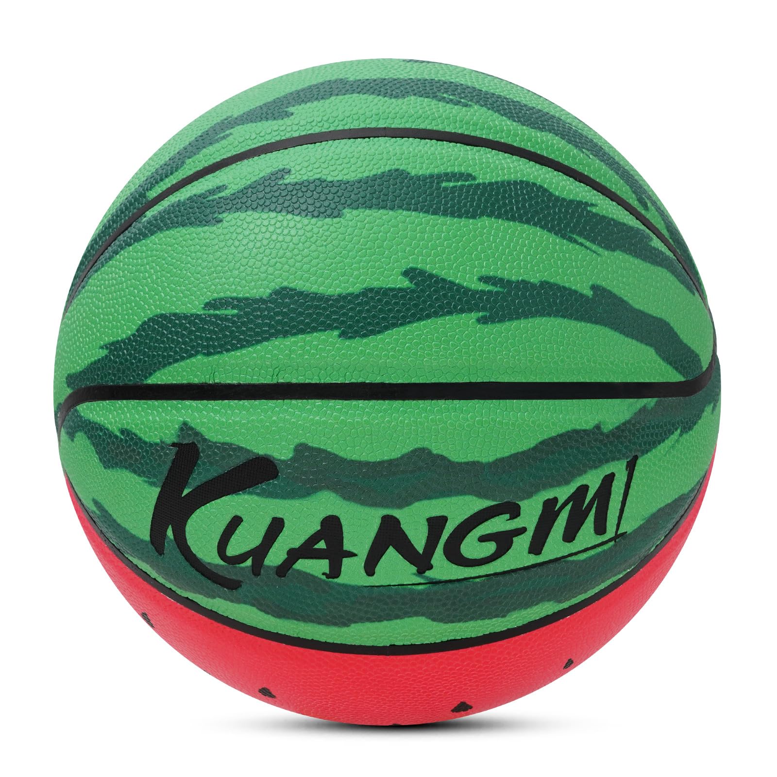 KUANGMI バスケットボール 7号球 コンポジットレザー Amazon | Kuangmi スイカバスケットボール7号球、大人/青少年 PU