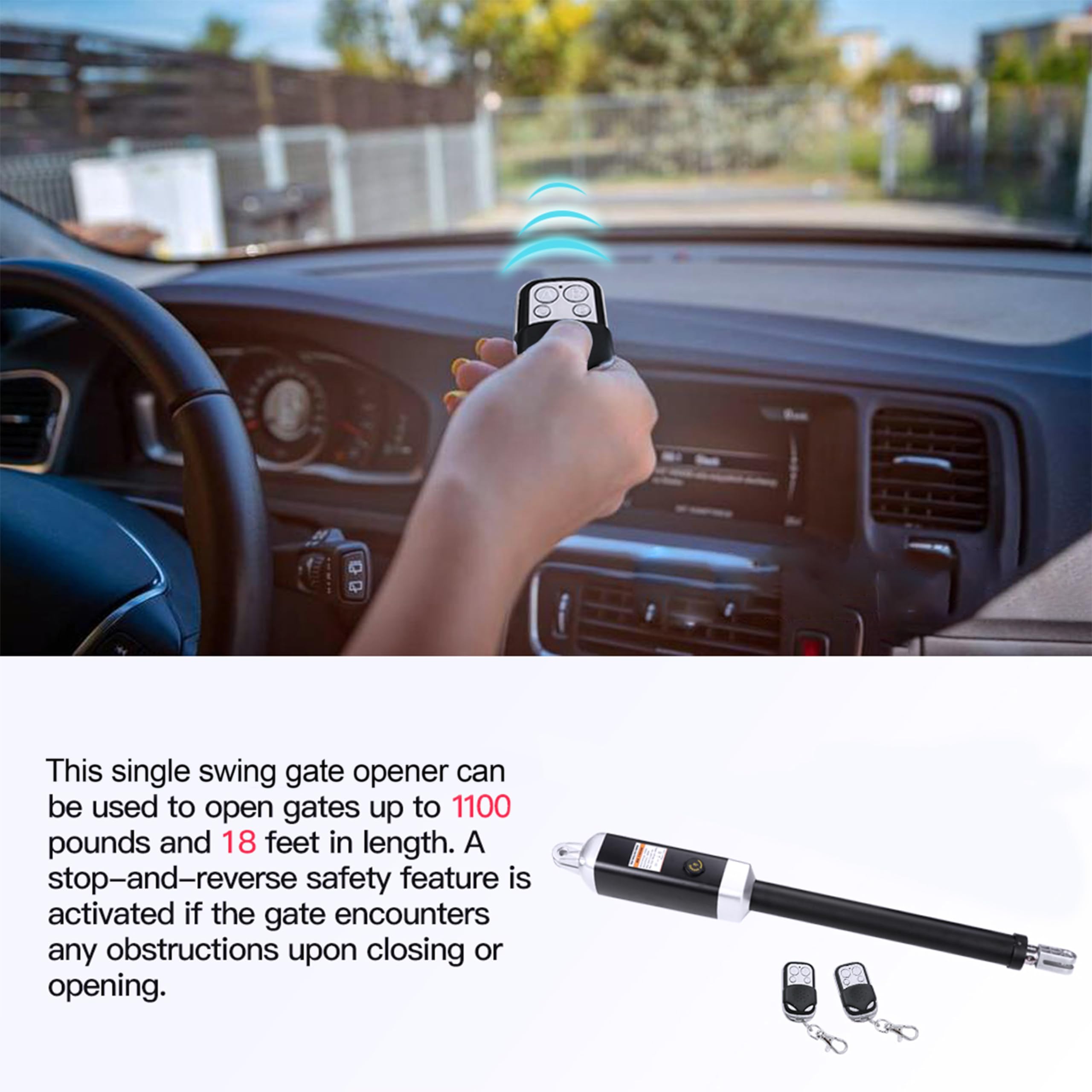 Snapklik.com : ALEKO Swing Gate Opener Automatic Driveway AC/DC ...