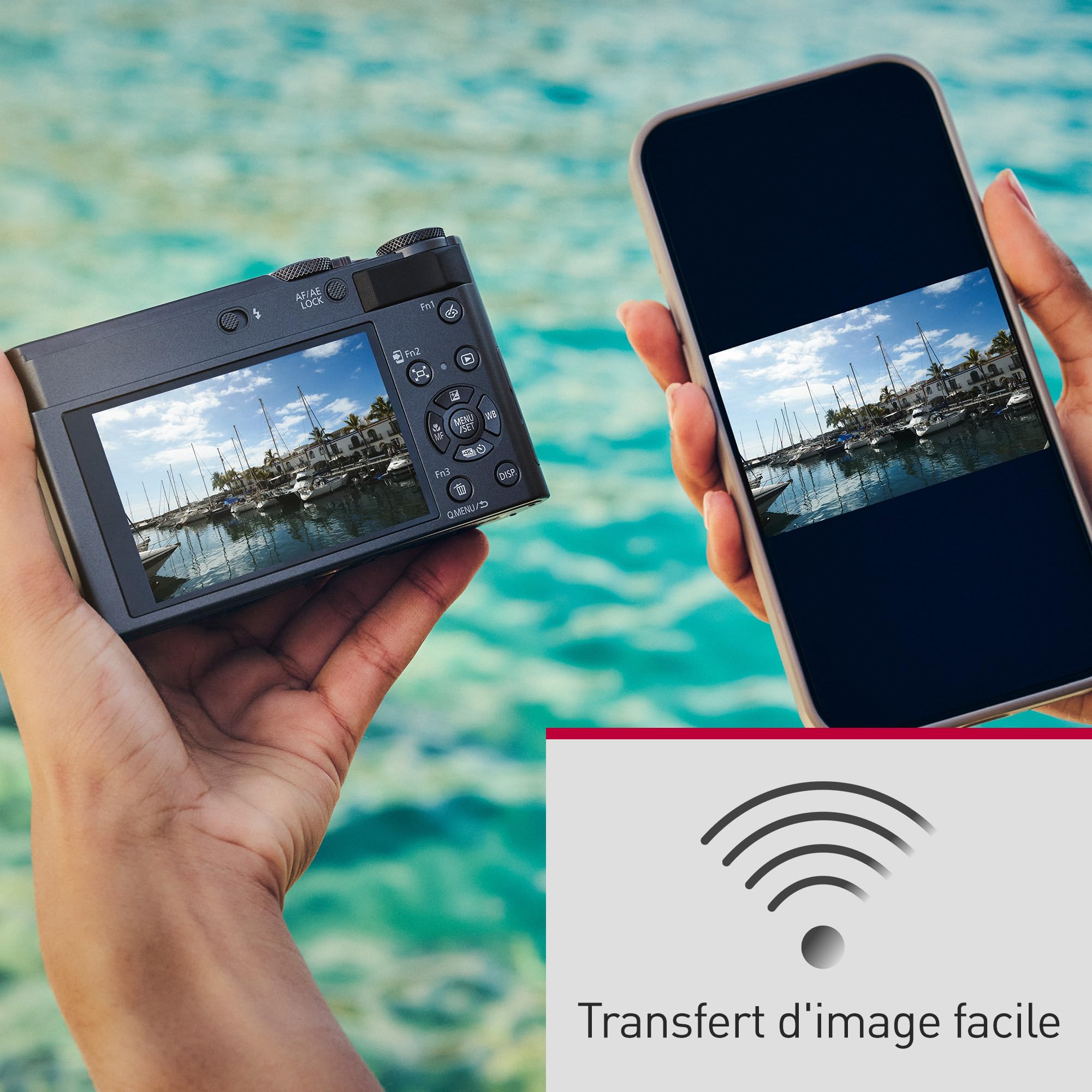 Panasonic LUMIX DC-TZ300E 20,1MP Appareil Photo Zoom Voyage, Objectif Leica 15x, Capteur BSI 1,0 Pouce, Vidéo et Photo 4K, Stabilisation 5 Axes, USB Type-C, Noir