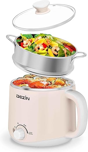 DEZIN Dezin83002 1.6L Hot Pot & Steamer 600W