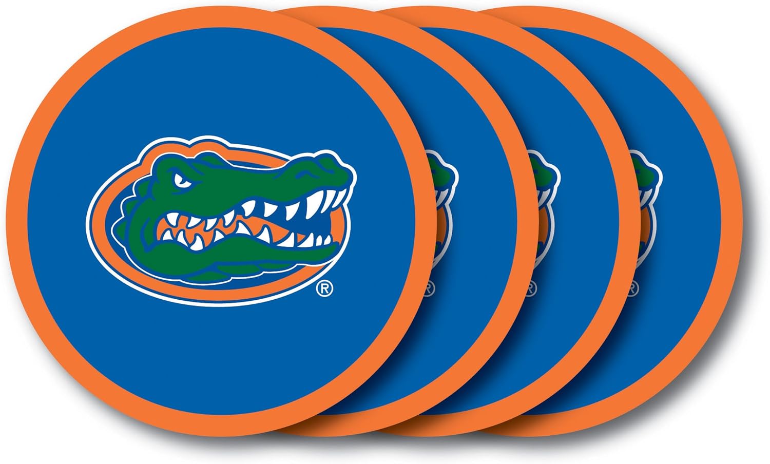 NCAA Florida Gators Vinyl Coaster Set (Pack of 4) : Sports & Outdoors