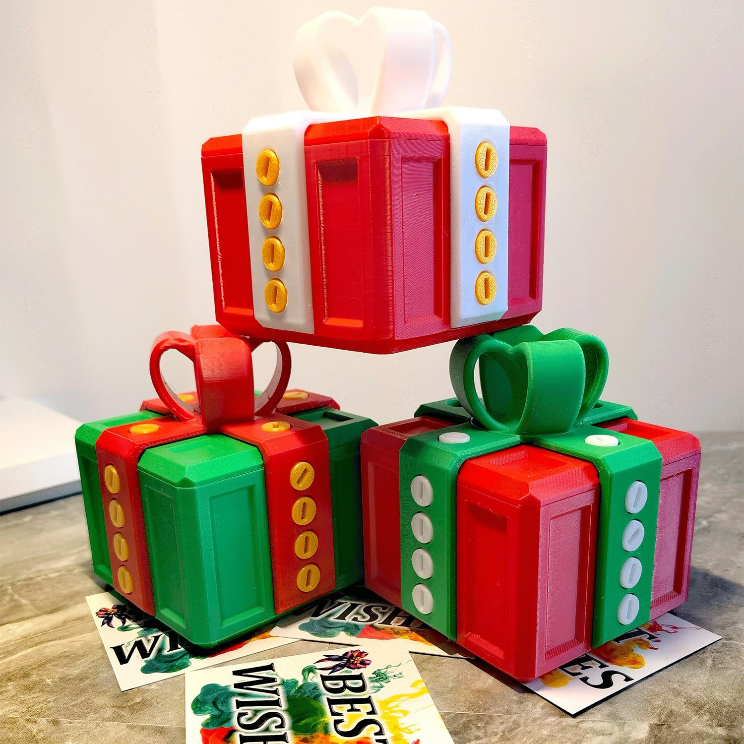 Boîte À Farces De Noël,Décorations De Noël Avec Santa Hilarant,Pour Et Jouets Gag | Pour Cadeaux De Fête Remplissage De Bas De Famille Amis