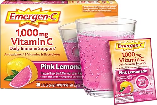 Miniatura 4 de Mezcla para suplemento dietético bebible Emergen-C con 0035 oz de vitamina C sin cafeína 30 paquetes de 030oz cada uno sabor açaí 036517 1 1