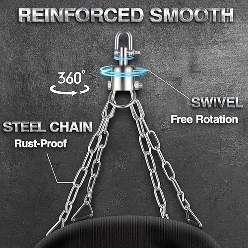 Miniatura 6 de Prorobust Saco de boxeo para adultos, juego de bolsa de boxeo Oxford pesada de 4 pies con guantes de 12 onzas para MMA Kickboxing, boxeo, karate,