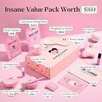 Cadeaux spa pour les femmes- Kit de Spa auto-entretien avec bain, ensembles de soins de la peau & Produits d'autogestion pour les femmes - Ensemble ultime de soins pour la peau - Cadeaux d'anniversaire - Paniers-cadeaux Spa (paquet de 20)