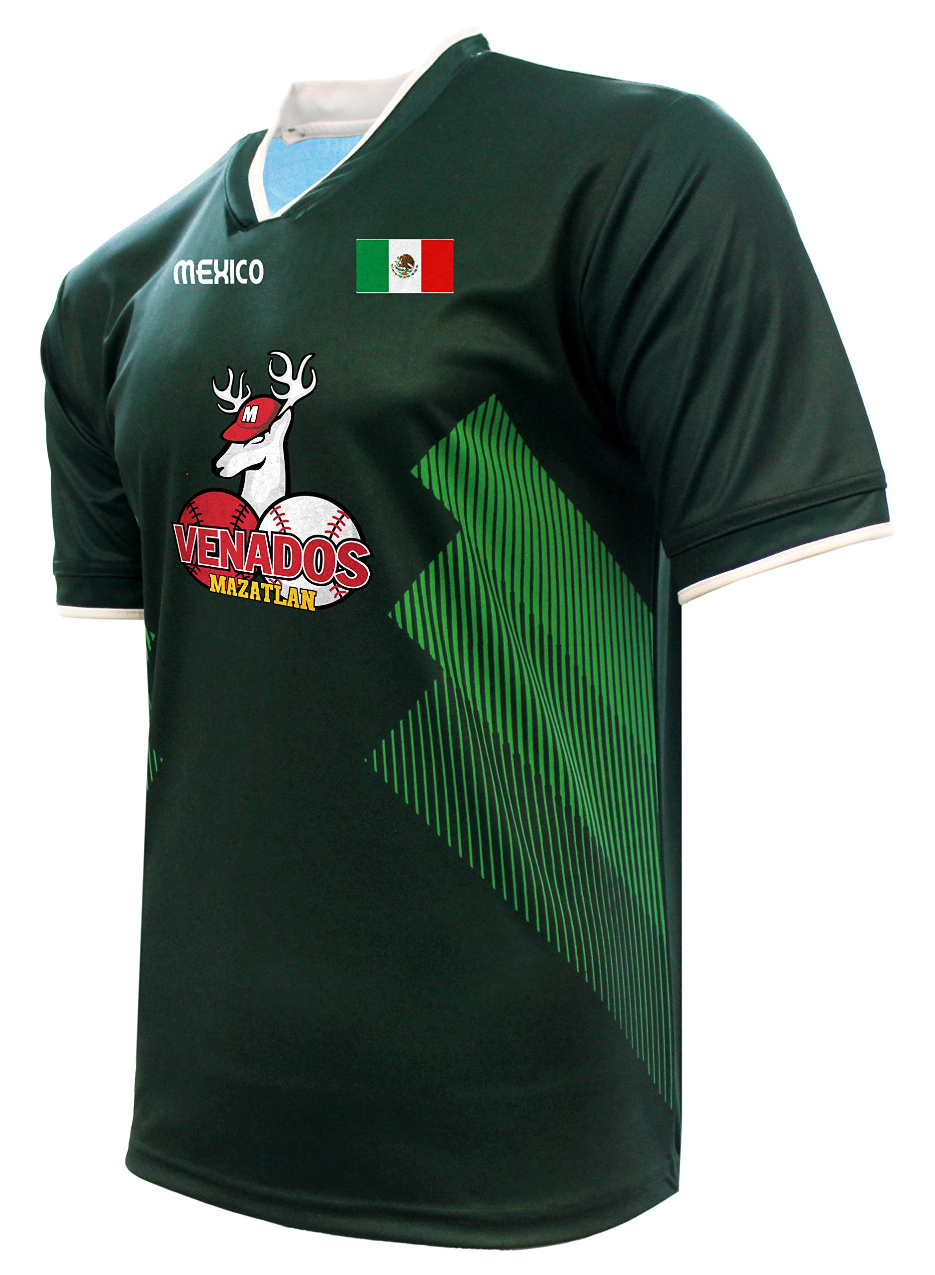 Jersey Mexico Venados de Mazatlan 100% Polyester_Made in Mexico (XXX-Large) Green