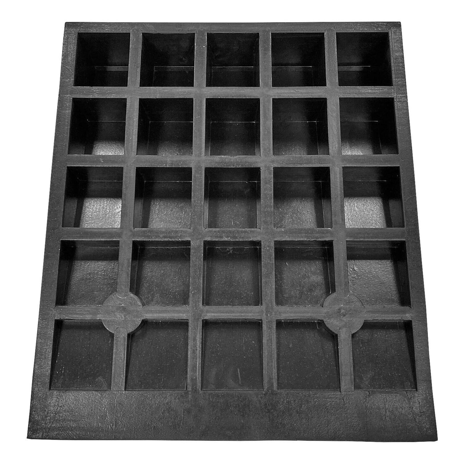 Rampe D'accès Portable Antidérapante pour Garage, Rampe De Trottoir, Rampe De Seuil en Caoutchouc pour Fauteuils Roulants, Voitures, Caravanes, Scooters Et Skateboards(50 * 60 * 10CM)