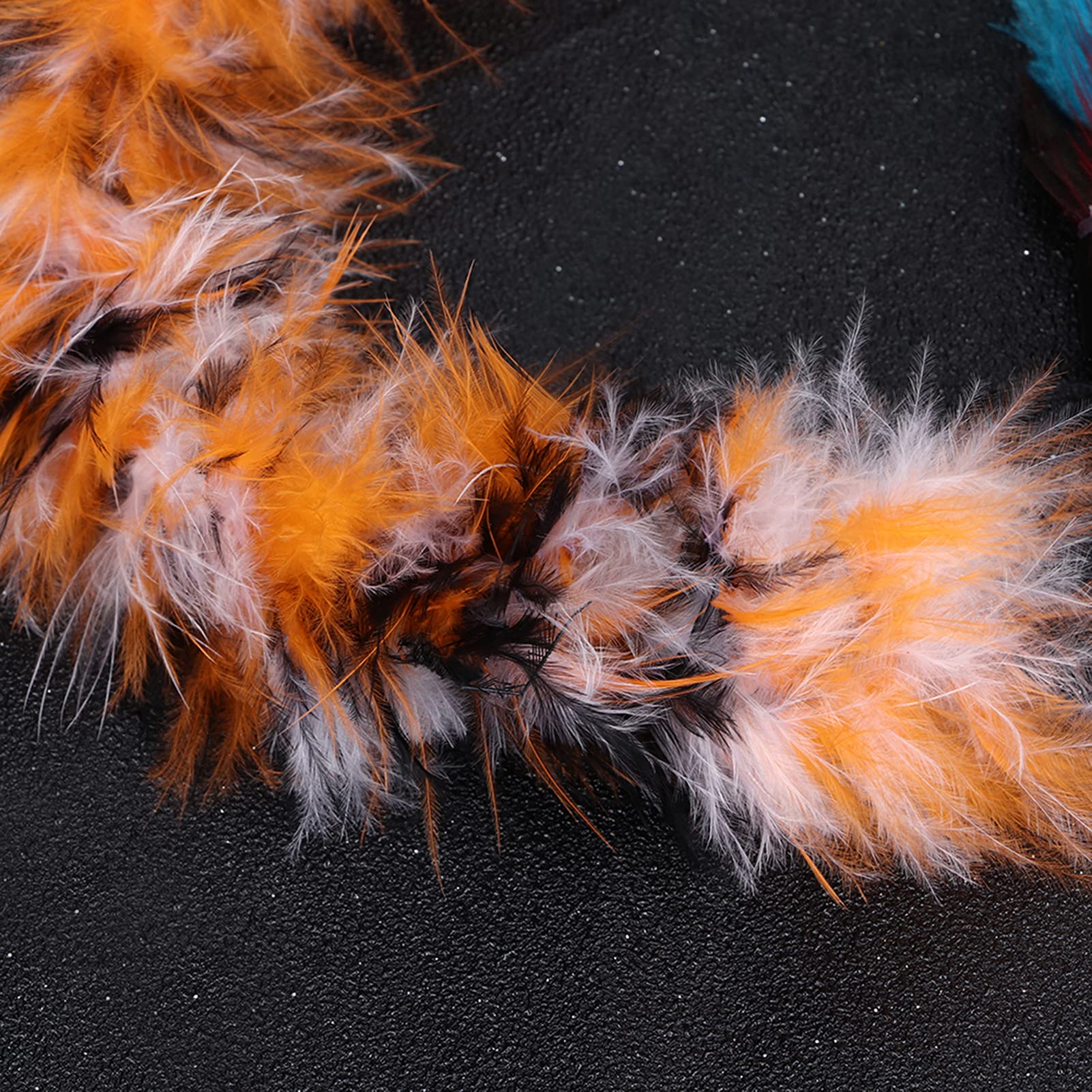 ZJchao Juguete de Plumas para Gatos, Juguetes de Plumas para Gatos de Interior, 7 Piezas, Juguete Colgante para, Juguetes para, Varilla, Pluma, Cabeza de Repuesto, Suministros para para Todas