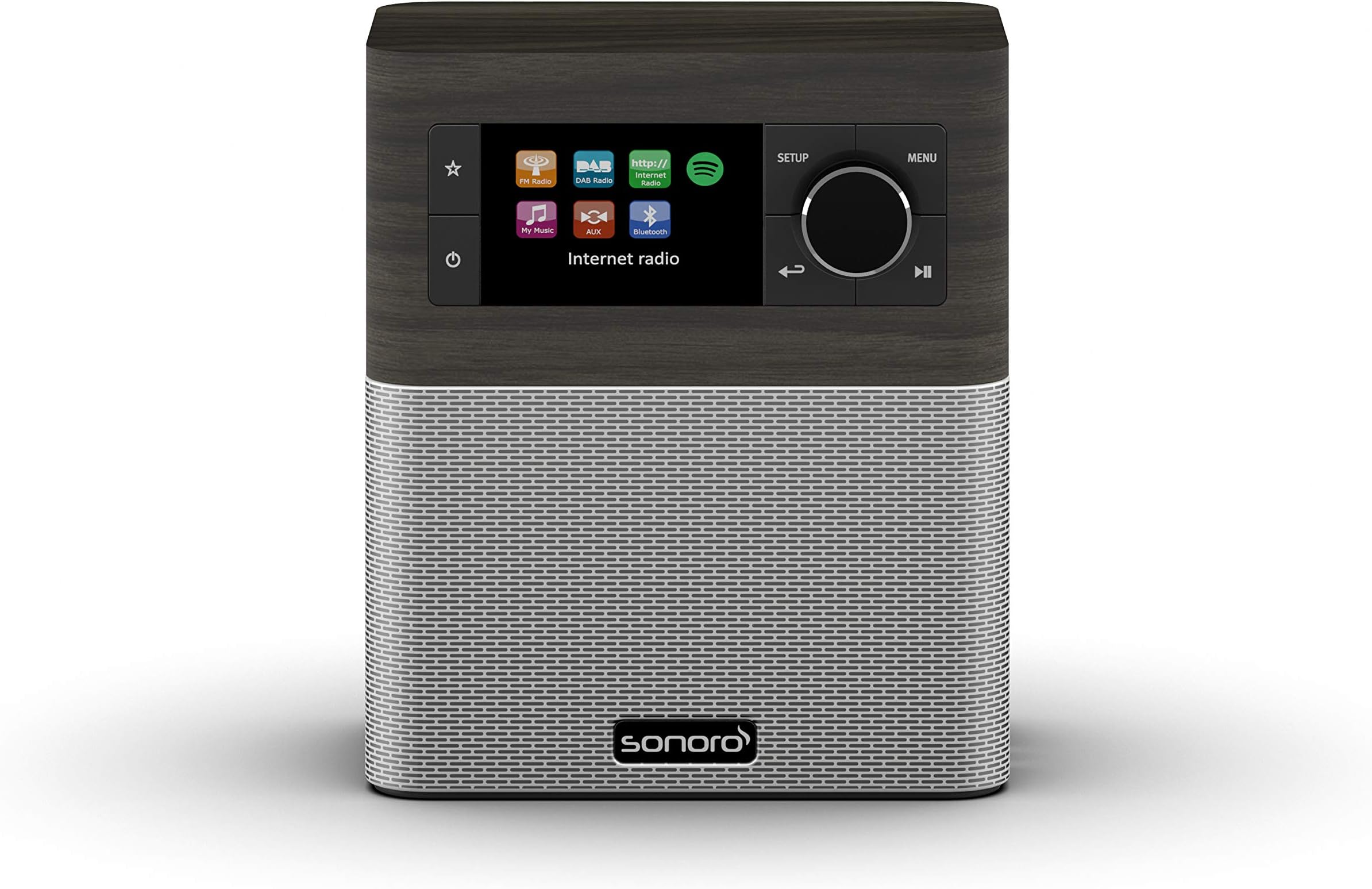 SONORO SO-4100-100-OS Stream Küchenradio, Mooreiche/silver (2018)