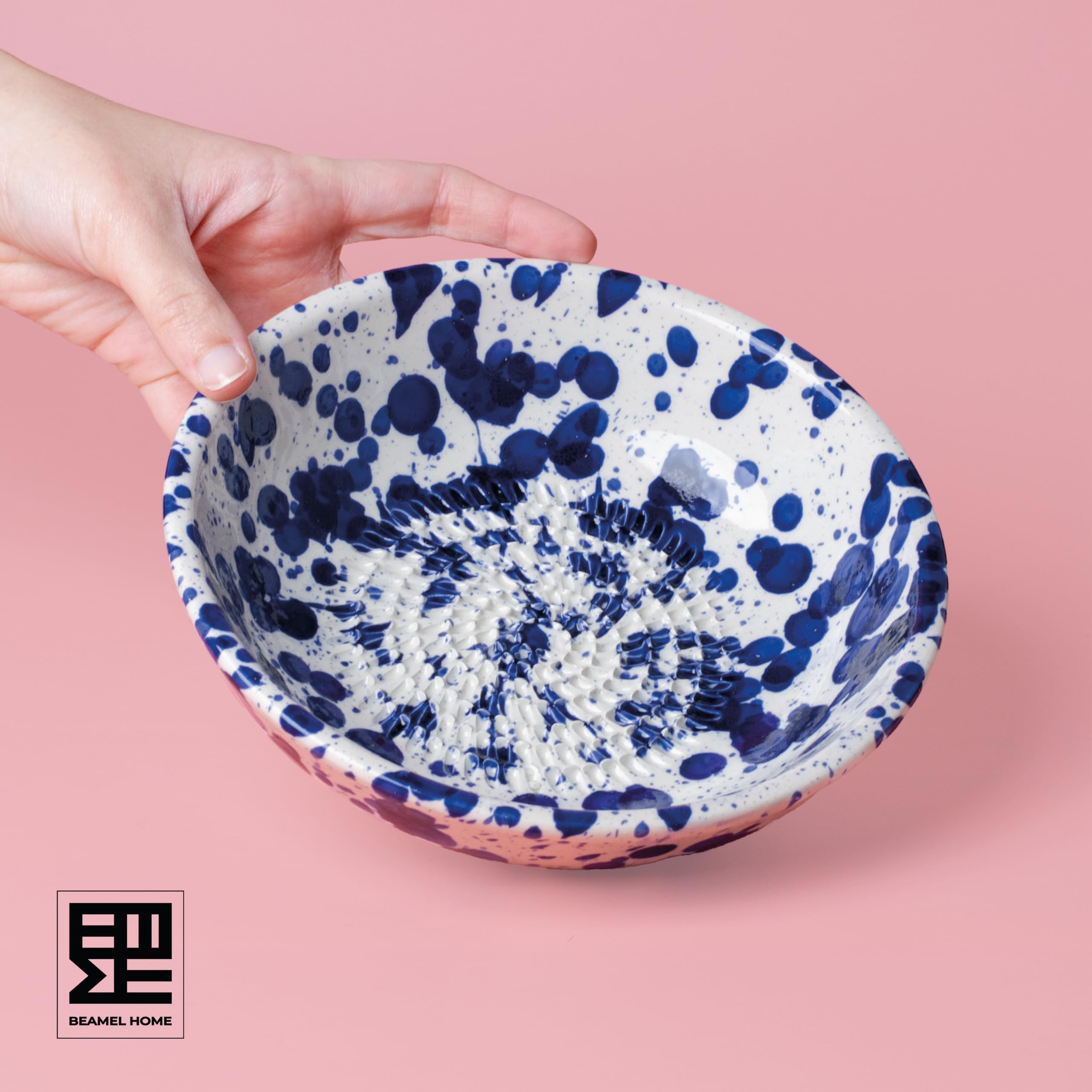 Piatto grattugia in ceramica fatta a mano design decorativo utensile cucina arte funzionale stoviglie artigianali moderne originali design tradizionale e decorativo (Persia, medio)