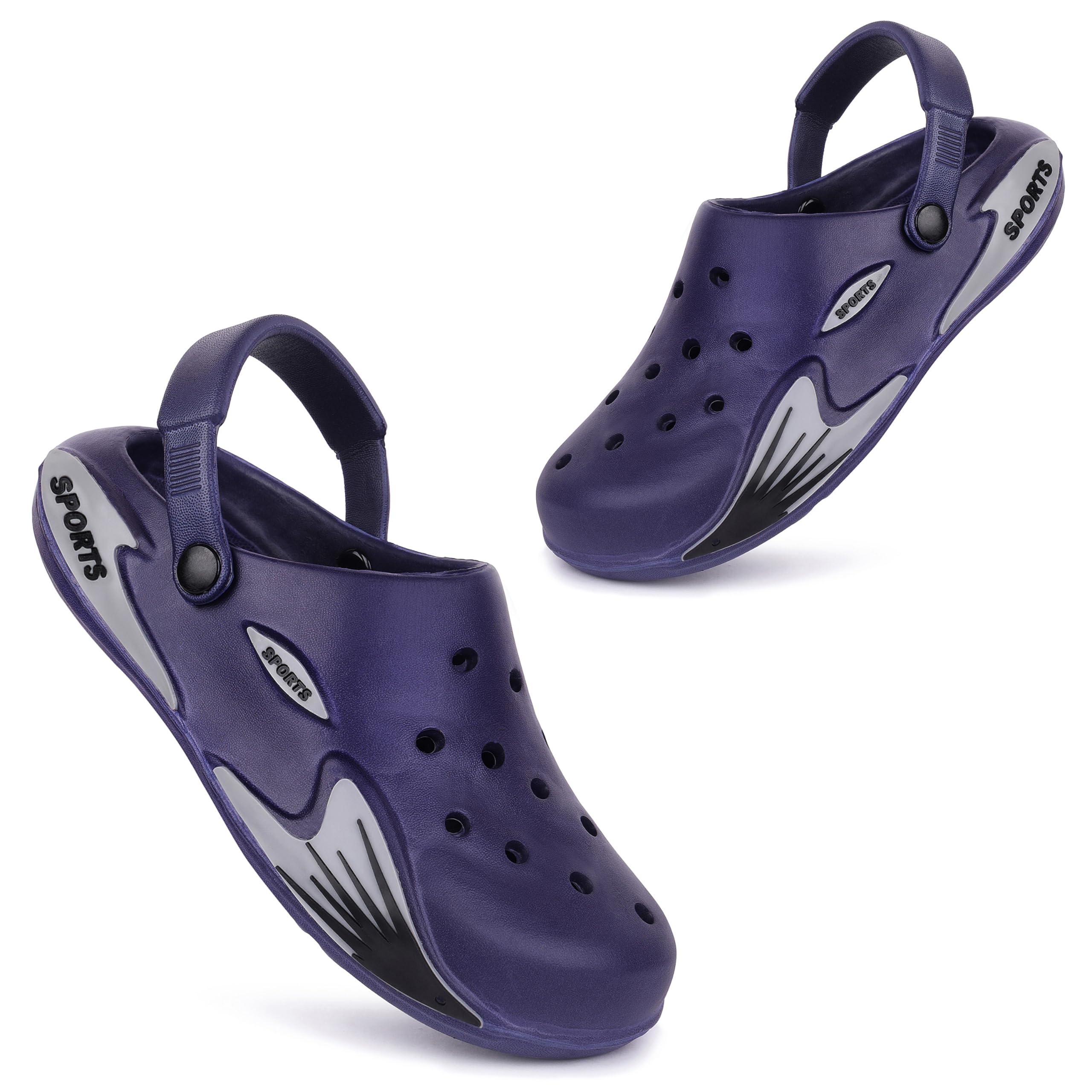 WINGSCRAFT- Premium Stylish EVA Clogs for Mens| Latest & Stylish Clogs for Men| Stylish Sandal for Men(Blue) (B0CY89C18P) Amazon Price History, Amazon Price Tracker