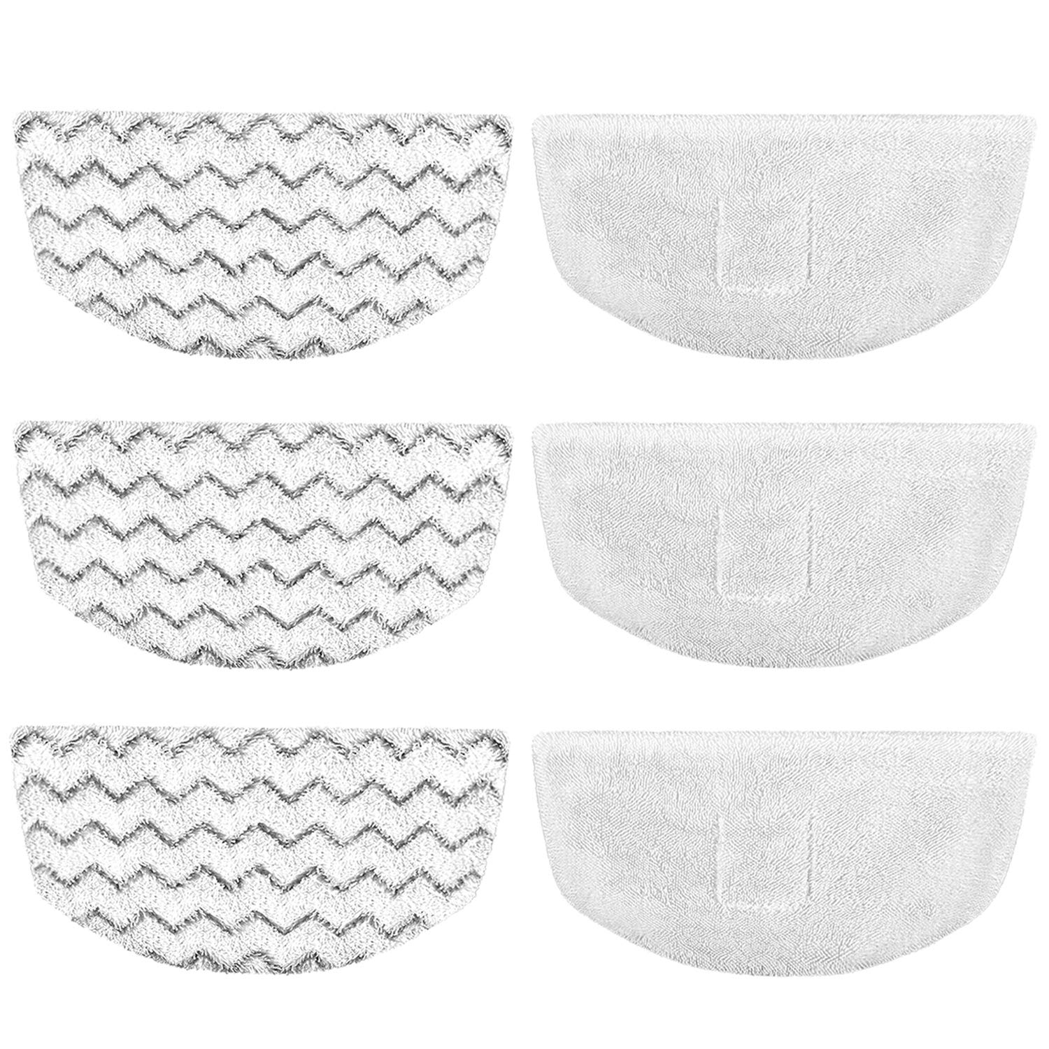 6 Pack Steam Mop Replacement Pads for Bissell Powerfresh Steam Mop 1940 1806 1544 2075 2685A 2181 2814 Series, Model 19402 19404 19408 19409 1940A 1940F 1940Q 1940T 1940W B0006 B0017 2075A