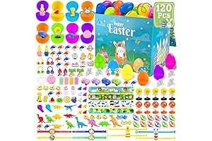 LINAYE Prefilled Easter Eggs - Delightful Surprises for Egg Hunts