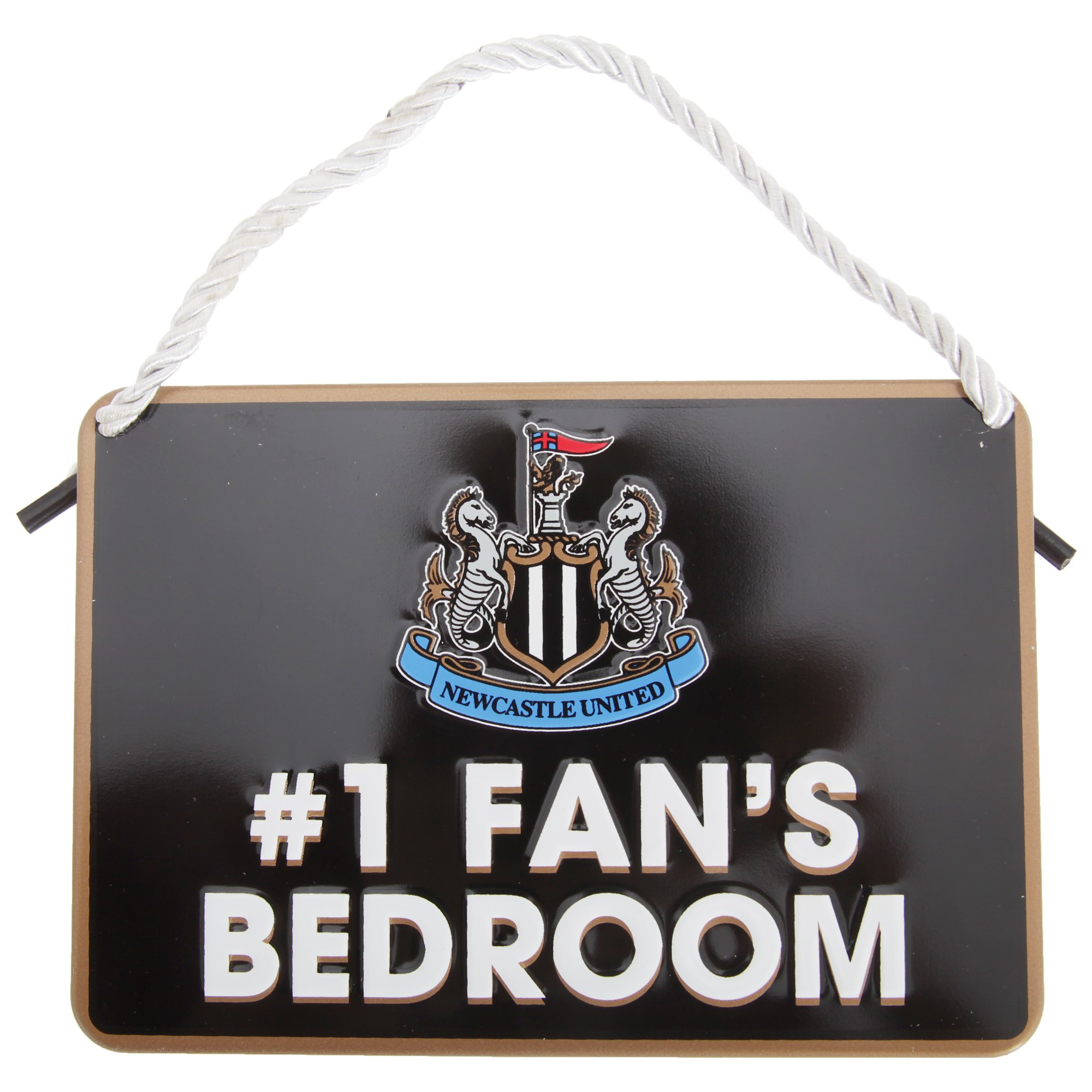 Newcastle United FC No 1 Fan Bedroom Sign