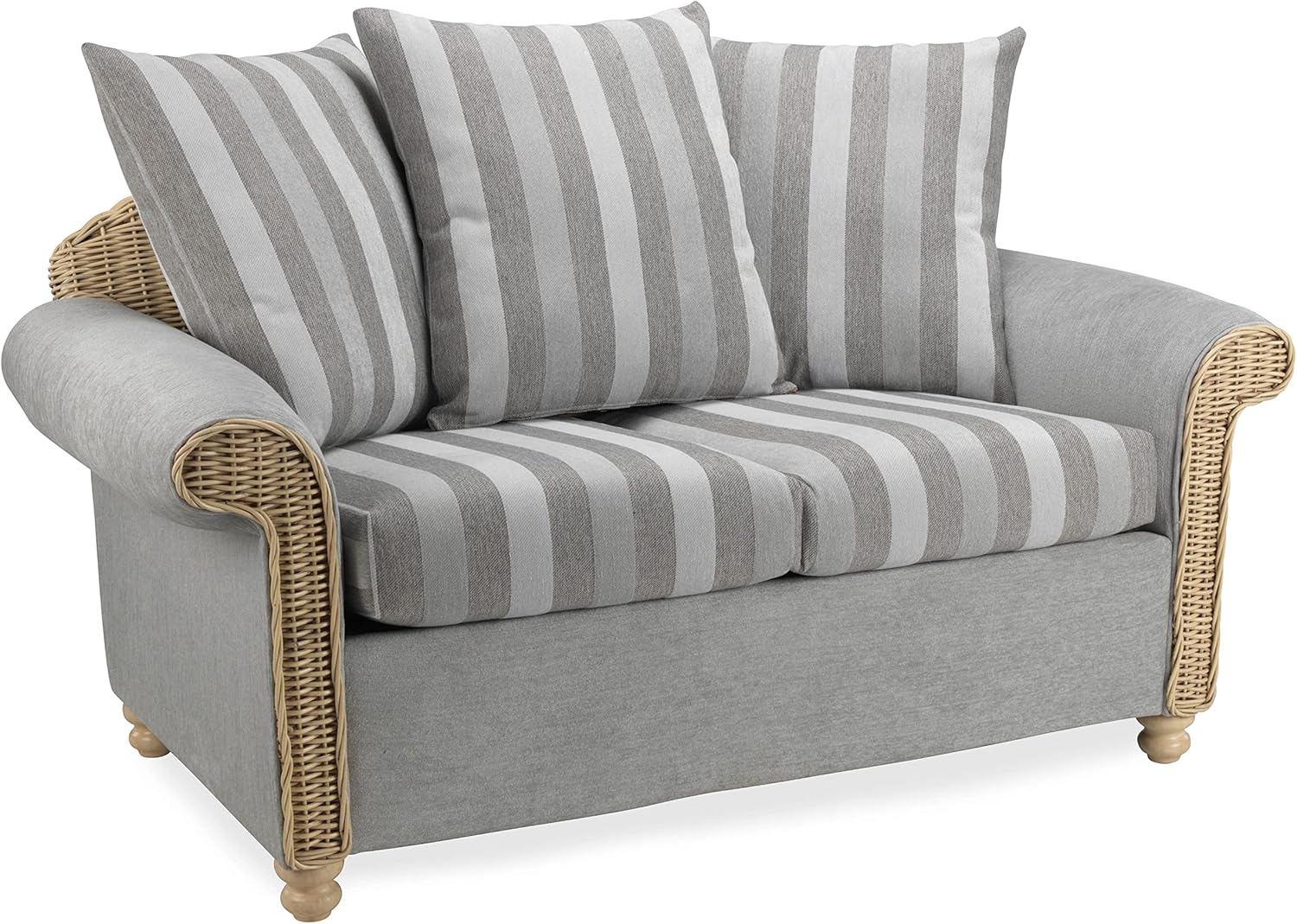 Desser Samford Rattan Conservatory Sofa Scatterback Assembled 2