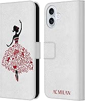 Vista 124 de Head Case Designs Funda de piel con licencia oficial de AC Milan Dream Big Children compatible con Apple iPhone 13 Mini