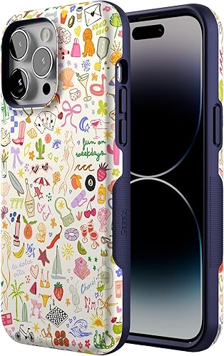 Vista 281 de Casely - Funda para iPhone 14 Pro Max, Viva La Vida, Frida Kahlo Floral Collage, compatible con MagSafe 10 Frida Kahlo Viva La Vida Collage