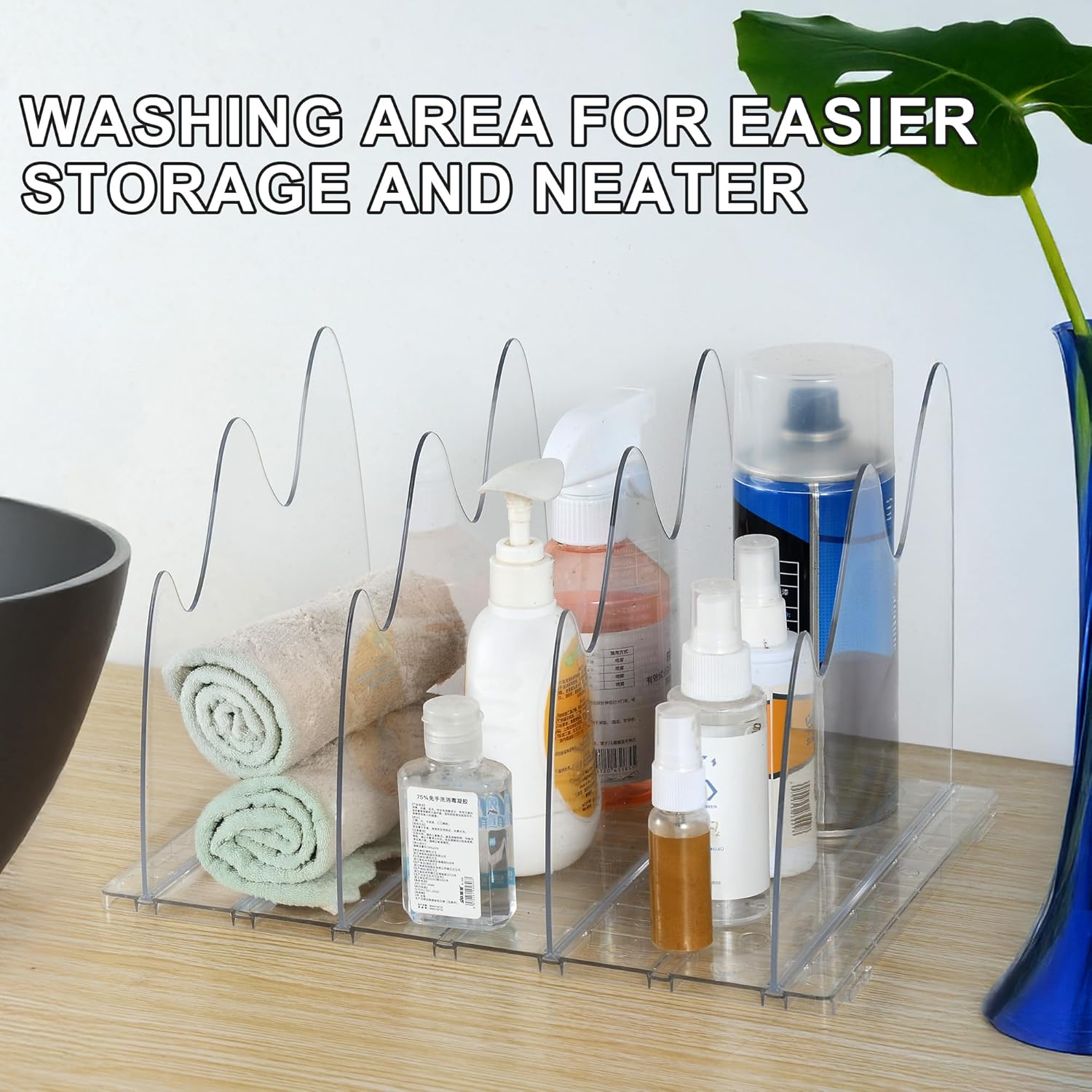 Purse Organizer For Closet,Handbag organizer,2 Pack Acrylic Transparent Purse Storage,Adjustable Purse Storage Organizer Suitable For Bookshelf Dividers,Bedroom Wardrobes,Storage racks, Offices