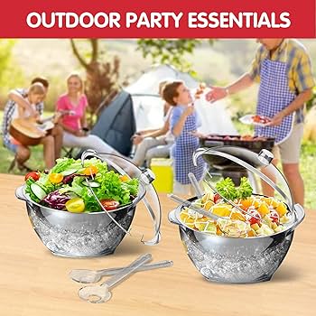 Amazon.com | INNOVATIVE LIFE Large Salad Bowl with Ice