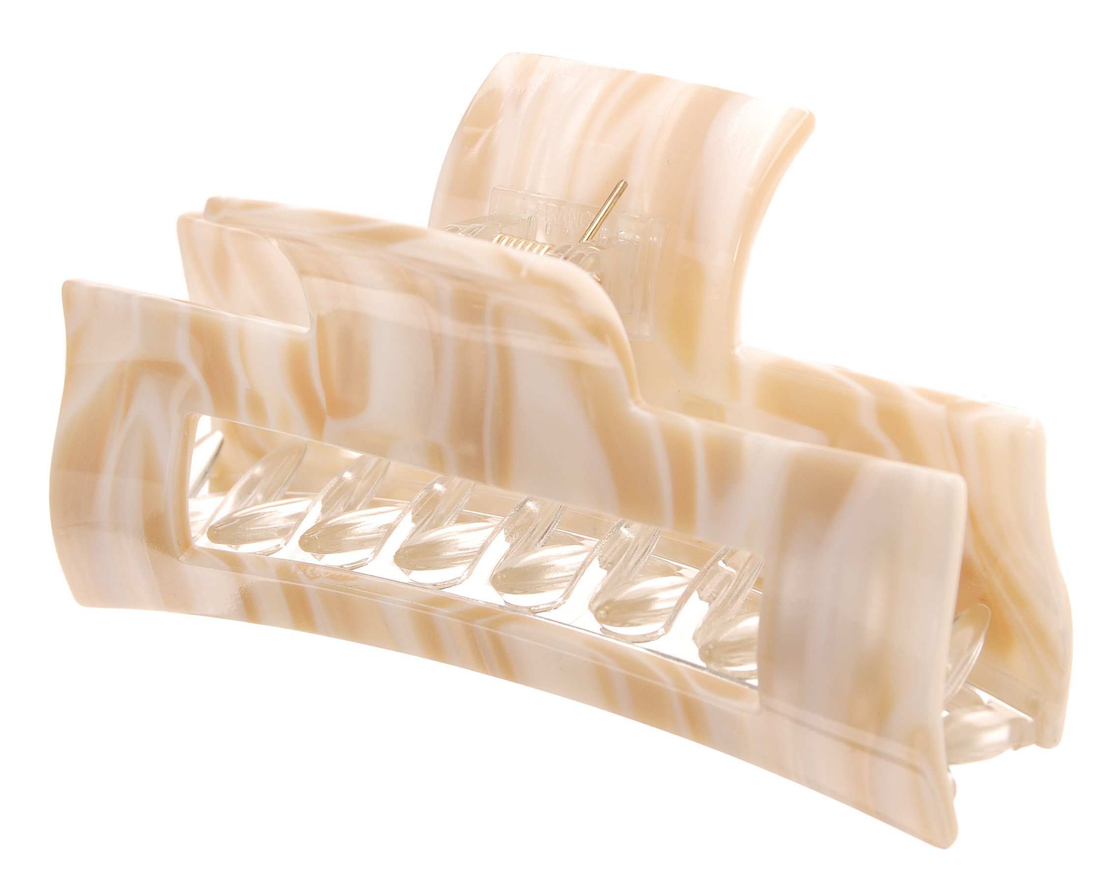 France Luxe Large Cutout Rectangle Jaw - Alba