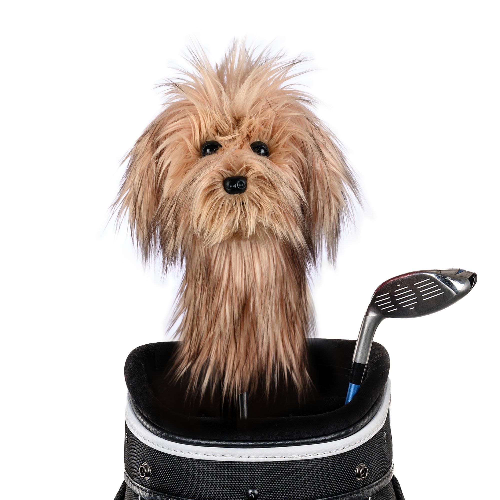 Daphne's Headcovers Scruffy Dog Driver Headcover | Funny Golf Club Covers | Golf Head Covers for Drivers | Stylish Golf Club Head Covers | Golf Driver Covers | Men’s & Women’s Driver Headcover