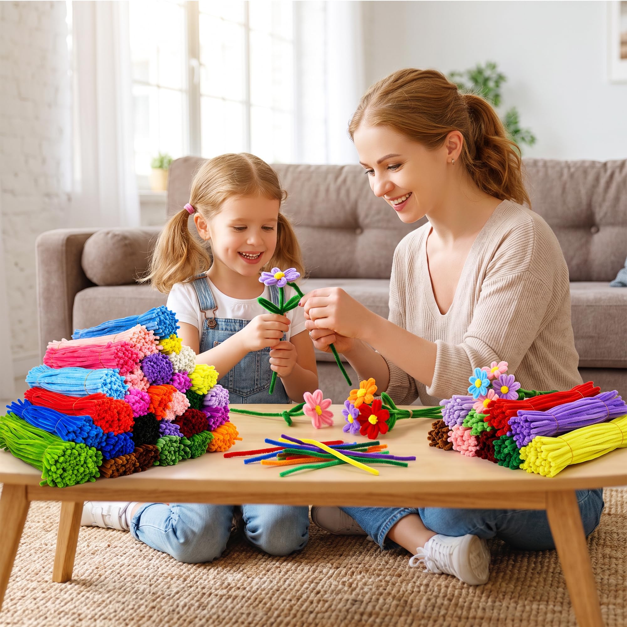 Kit completo per la creazione di bouquet di fiori fai da te, 1050 pezzi