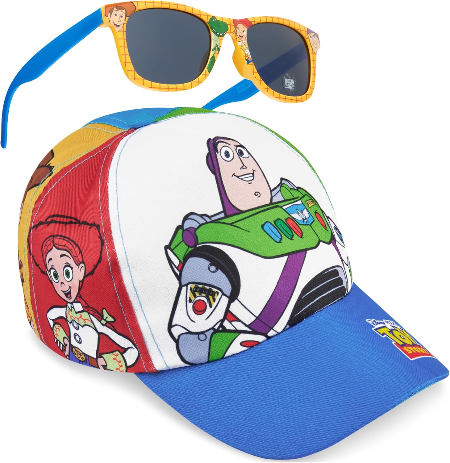 Sonic the Hedgehog | Disney Toy Story Baseball Cap and Sunglasses Set for Boys UV 400 Sun Protection Gifts for Kids