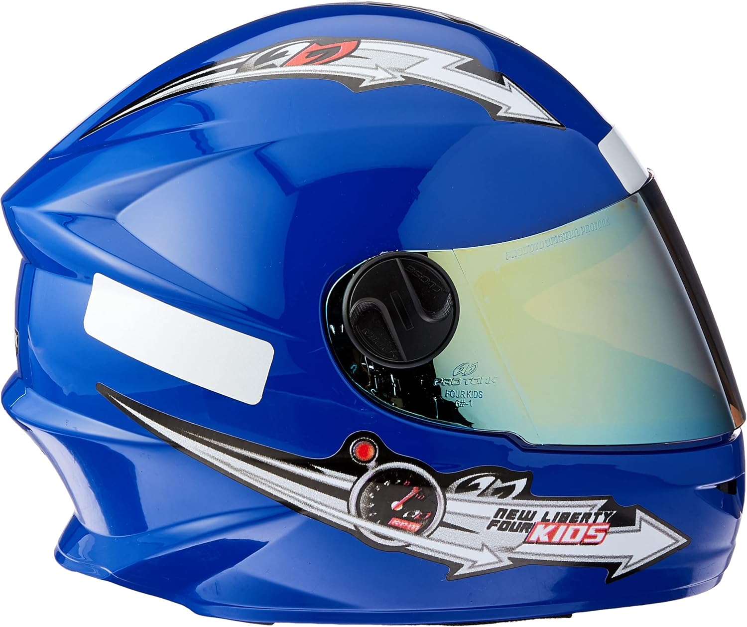 Imagem lateral do capacete em fundo branco. Imagem lateral do capacete em fundo branco.