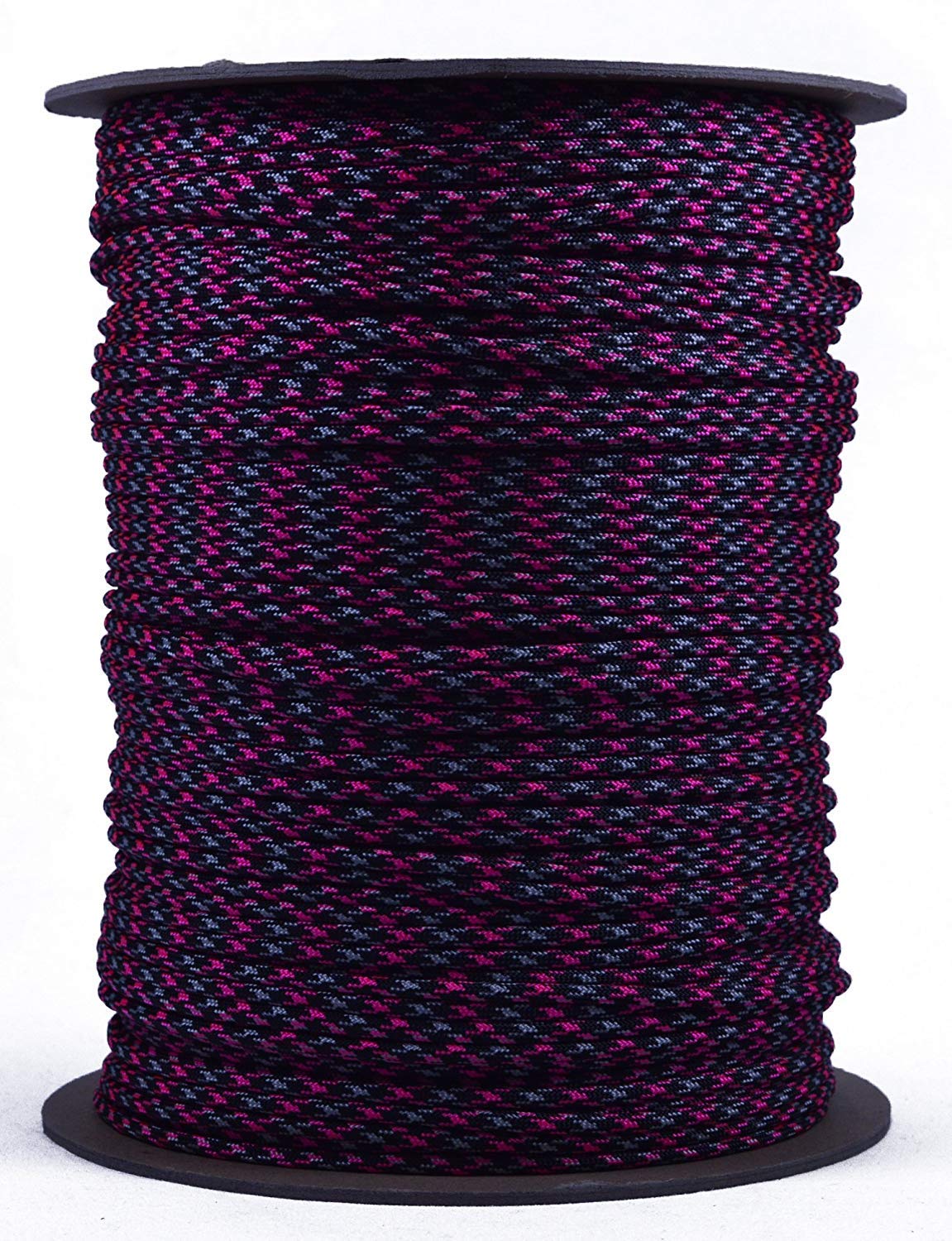 35+ Pink Paracord Colors of Parachute 550 Cord Type III 7 Strand Paracord - Neon Pink Ninja (50 Feet)