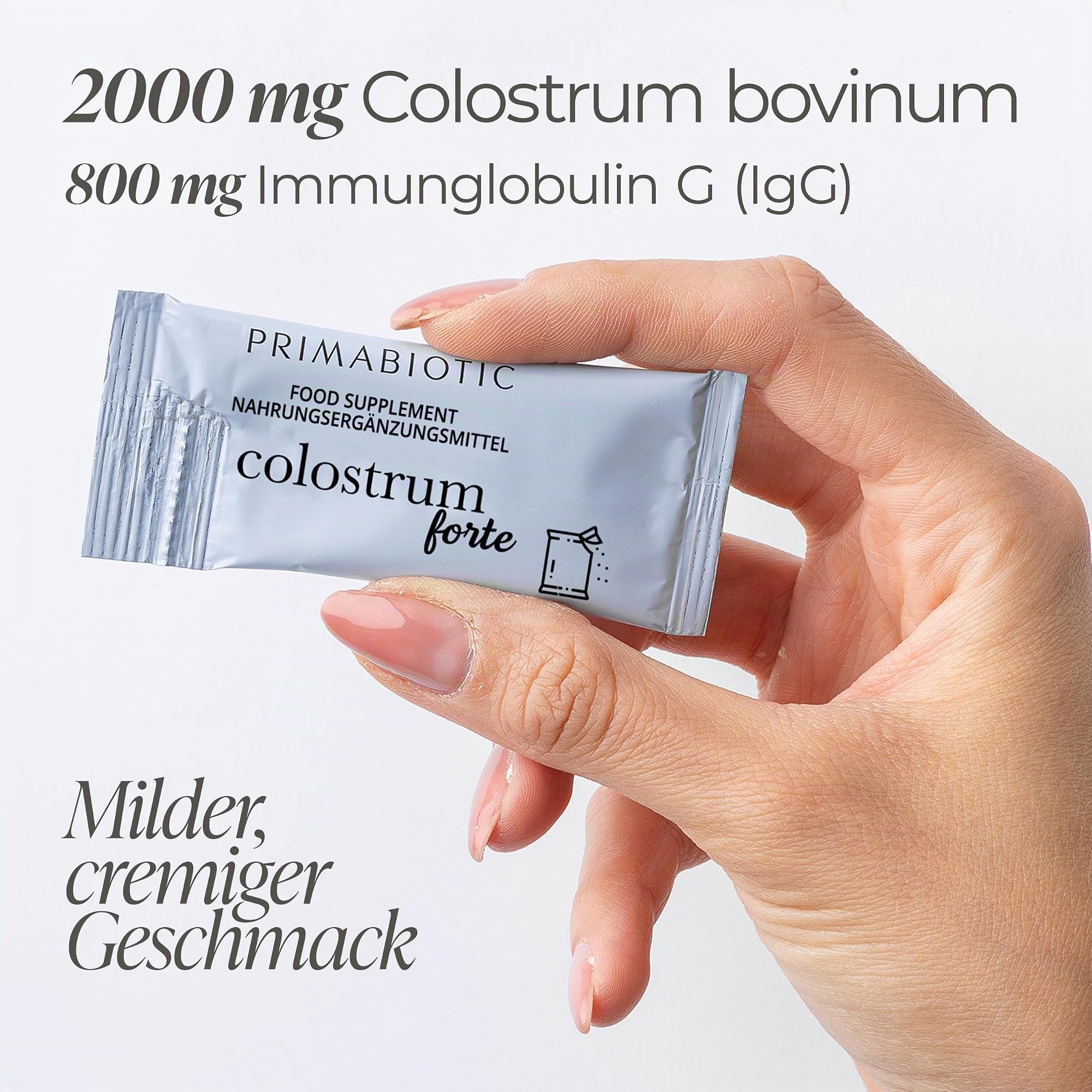Colostrum Forte – Kolostrum mit Lactoferrin, 30 Beutel, Unterstützung für Immunsystem