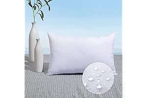 MIULEE 12x20 Throw Pillows Insert for Outdoor Use