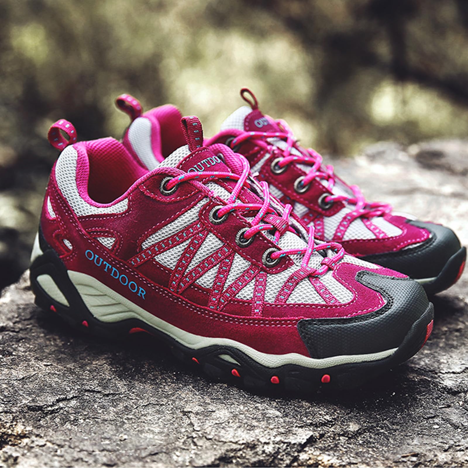 Zapatos de Senderismo Mujer Zapatillas de Trekking | Ligeras,Transpirable,informales,cómodos,Trail Running,montaña,Camping,al Aire Libre,viaje
