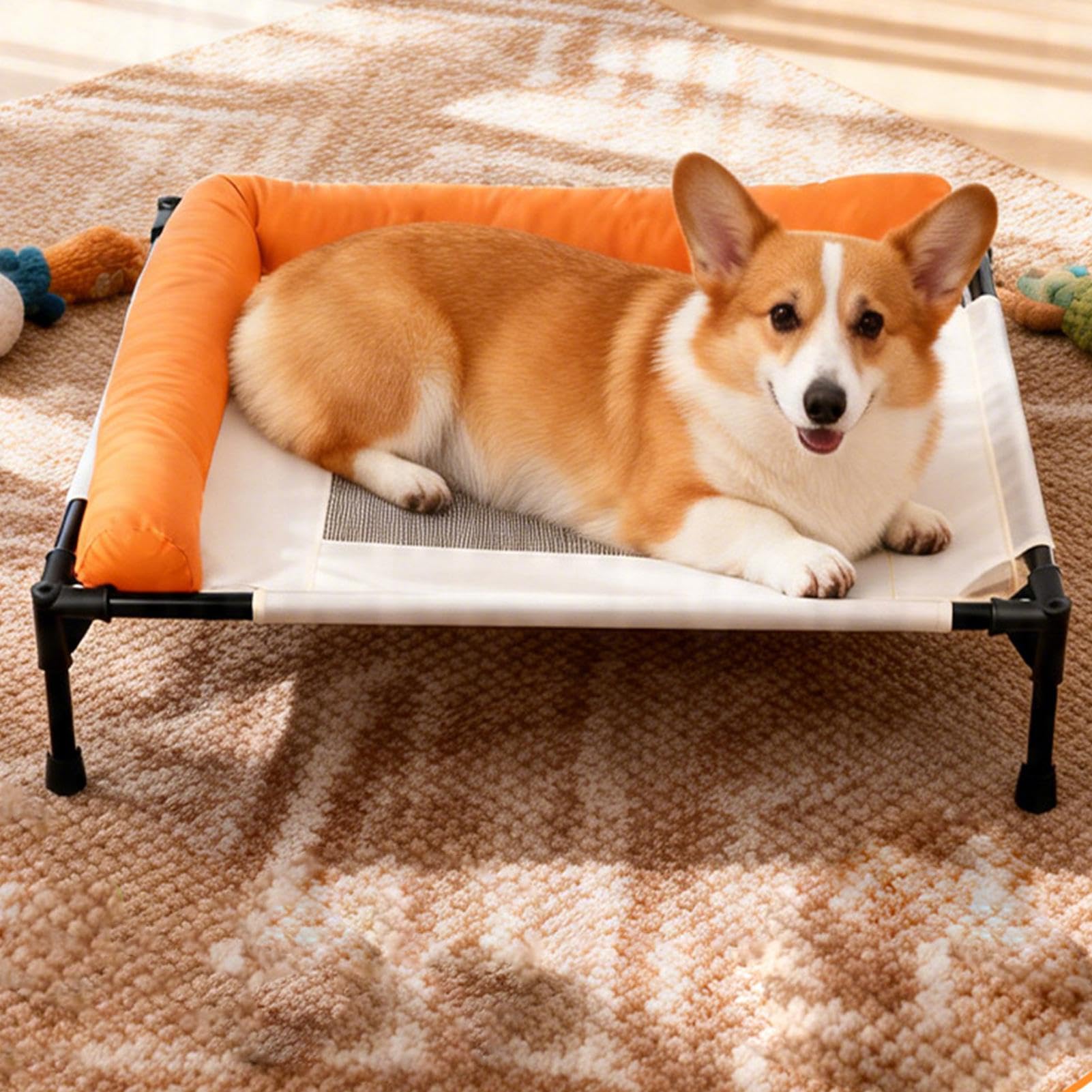 per Cani da Esterno Prodotti Rialzati e Raffrescanti per Animali | Cucce Rialzate Per Cani Da Esterno Adatto a Cuccioli Gatti Casa Accanto Al Prato Pavimento Spiaggia Campeggio