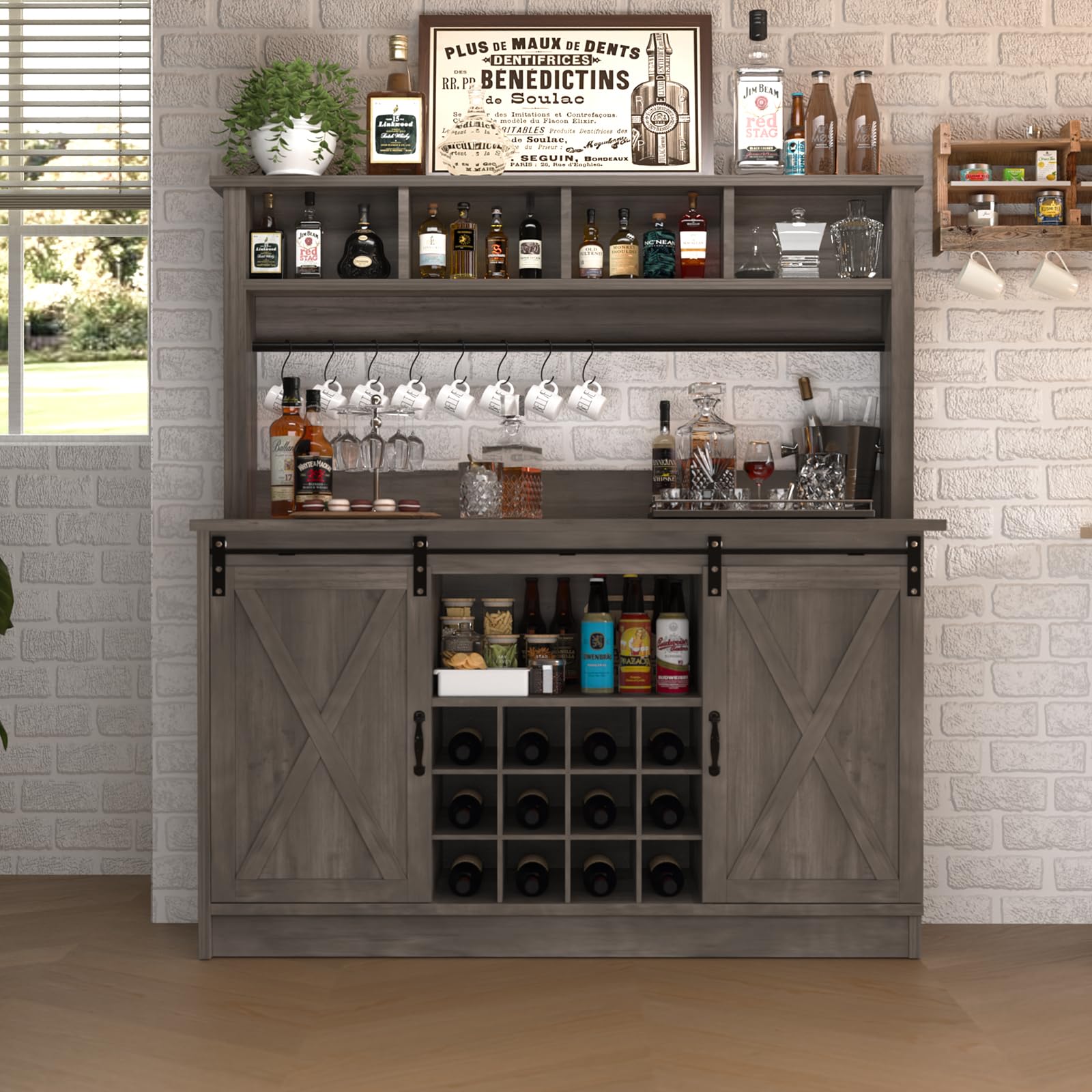 4ever2buy Coffee Bar Cabinet