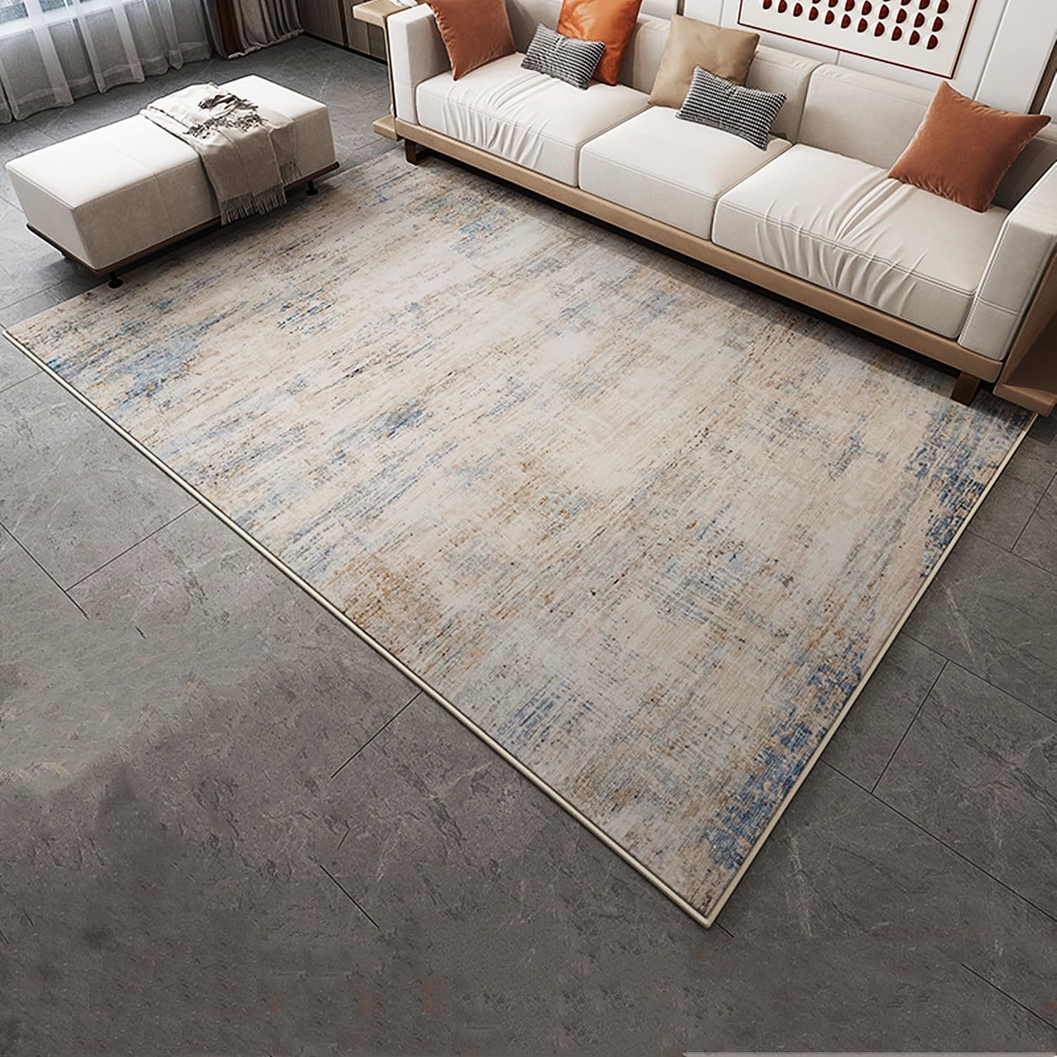 Floor Heater Carbon Crystal Electric Carpet, Large Size Washable