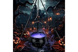 Halloween Decorations Outdoor - Witches Cauldron on Tripod