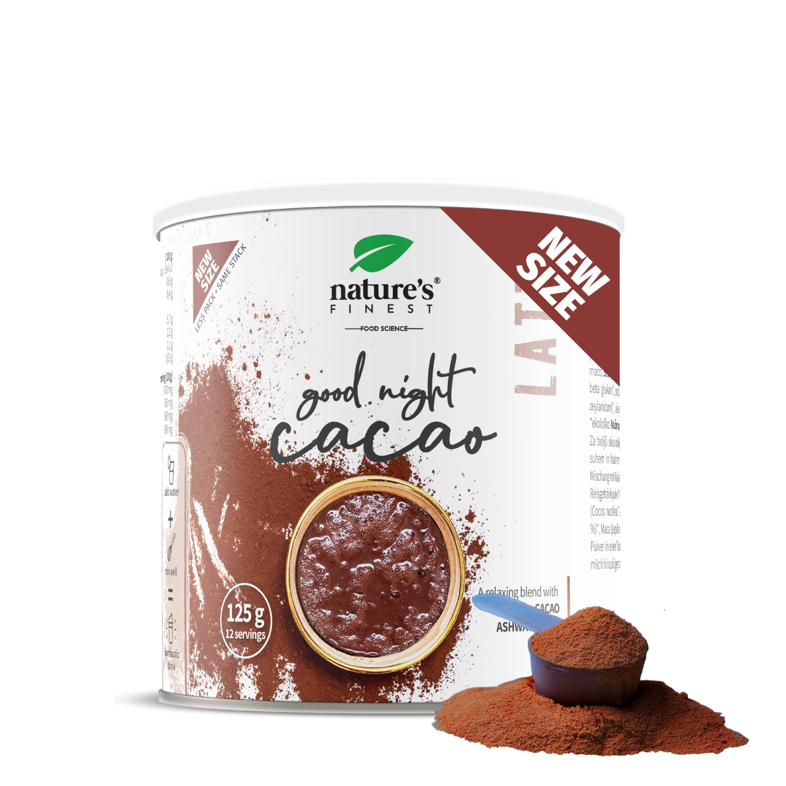 Organic Cacao Powder With Ashwagandha And Maca Root Natural Stress