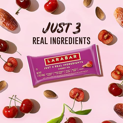 Miniatura 2 de Larabar - Barrita vegana de frutas y frutos secos sin gluten de tarta de cereza barritas de 17 onzas 16 unidades