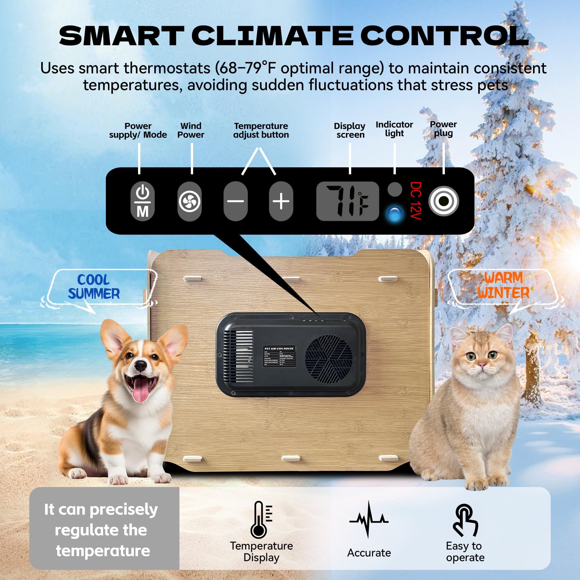 Amazon.com : Air Conditioned Cat House - 4-Season Thermo-Electric Amazon.com : Air Conditioned Cat House - 4-Season Thermo-Electric