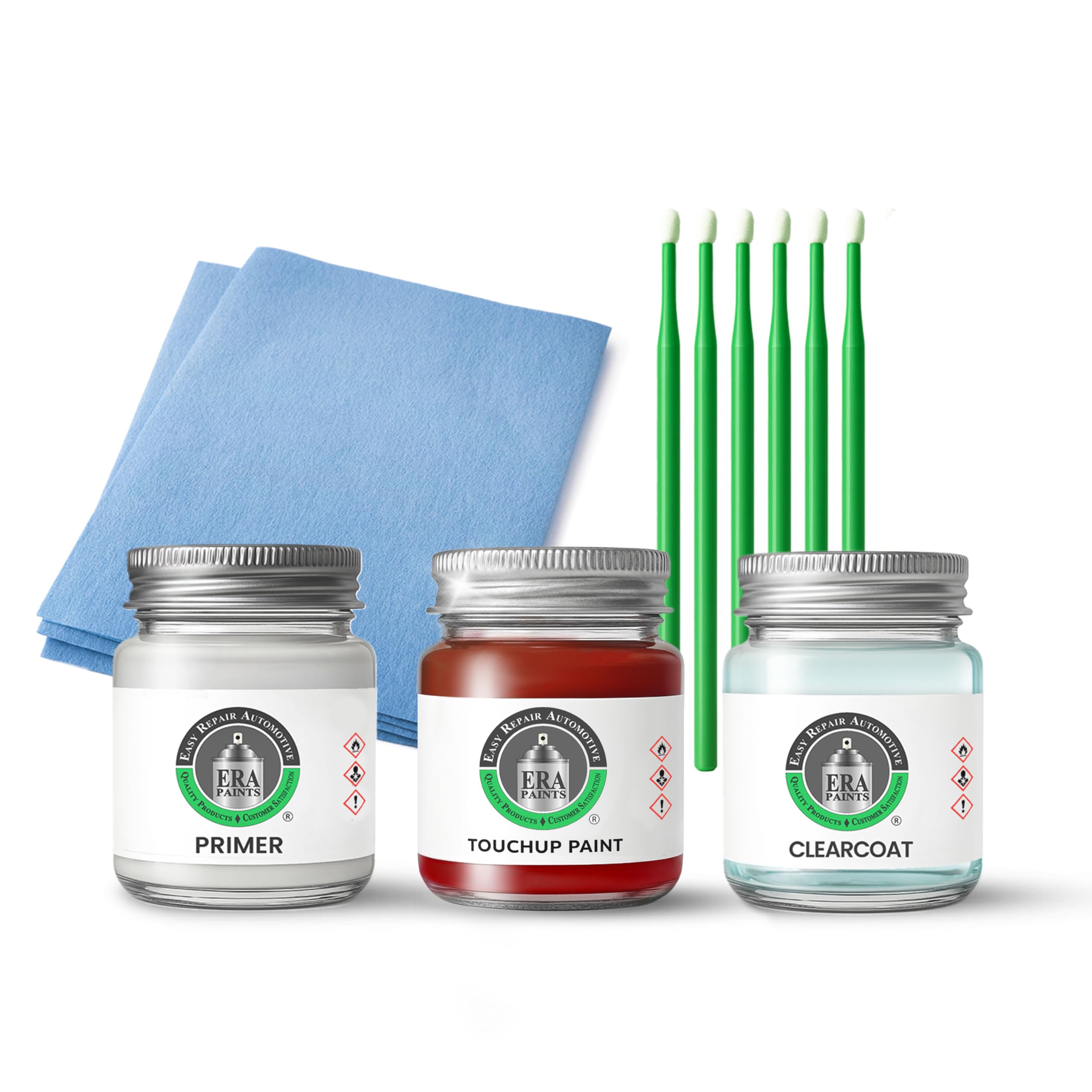 586/3586 - Magma Red for MERCEDES-BENZ Exact OEM Color Match Automotive Touch Up Paint for Cars - Scratch & Chip Repair for Metal & Plastic - Premium Kit - Made in USA