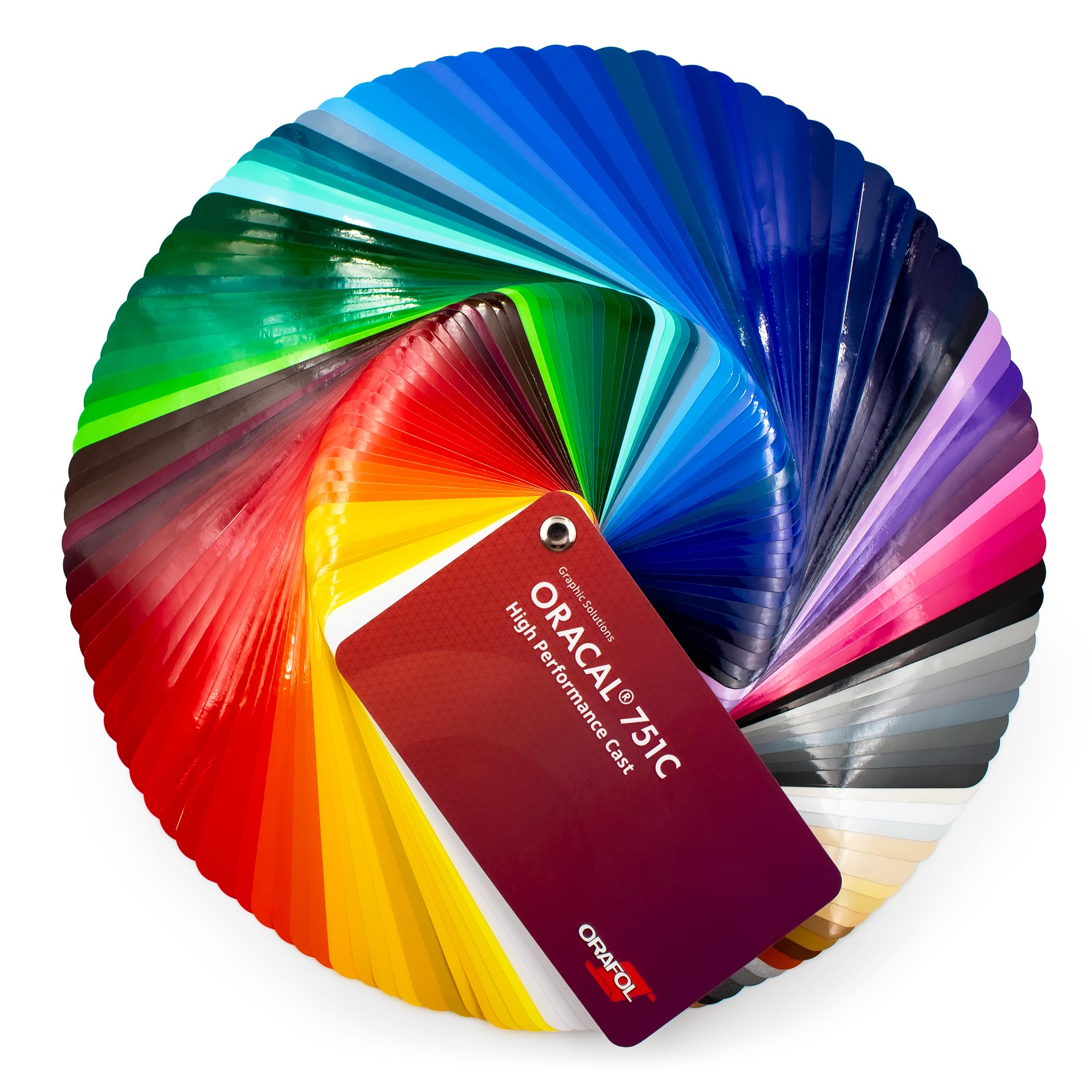 Finest Folia Farbfächer Plotterfolie Folie 970, 975, 951, 751 C, 651, 631/451 / 7510 Plott Folie Autofolie Werbung (751C)